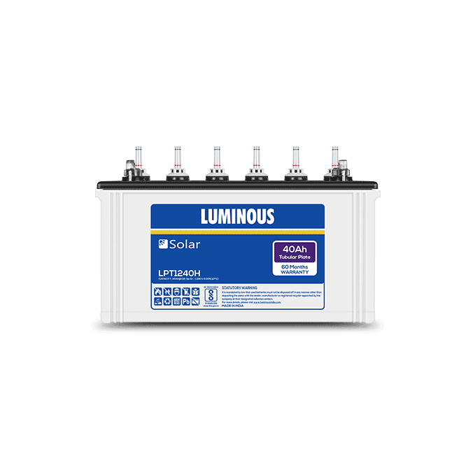 Luminous Solar Battery 40 Ah – LPT1240H - JAI SHIV TRADERS