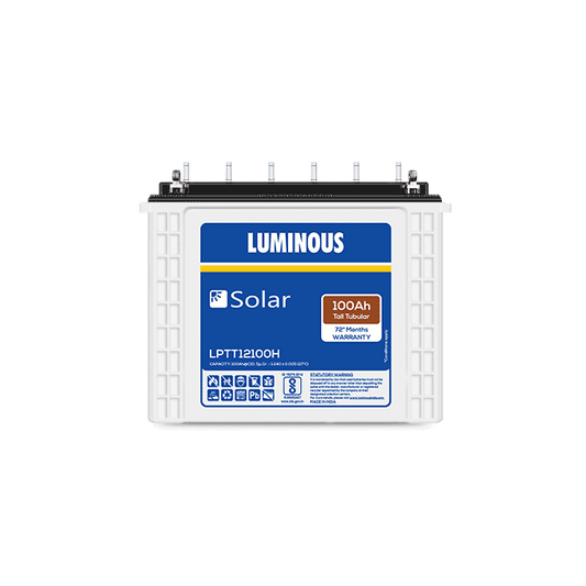 Luminous Solar Battery 100AH- LPTT12100H - JAI SHIV TRADERS