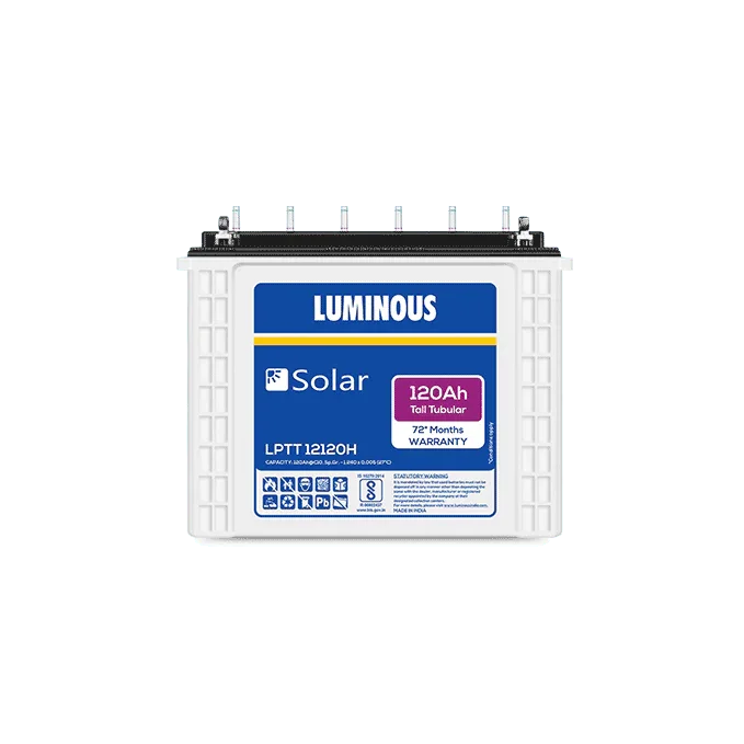 Luminous Solar Battery 120AH- LPTT12120H - JAI SHIV TRADERS