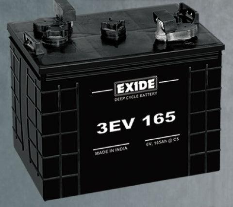 Exide Flooded 3EV165 165AH / 6Volt Golf Cart Battery - JAI SHIV TRADERS