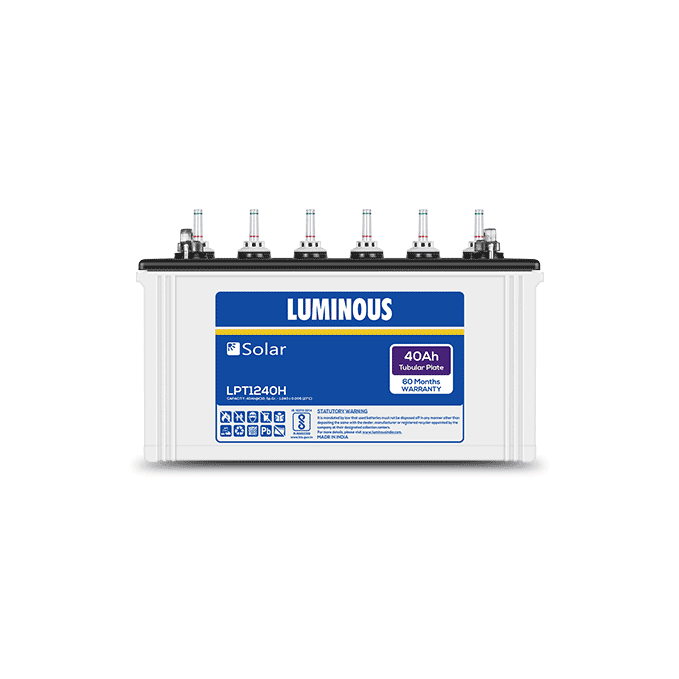 Luminous Solar Battery 40 Ah – LPT1240H - JAI SHIV TRADERS