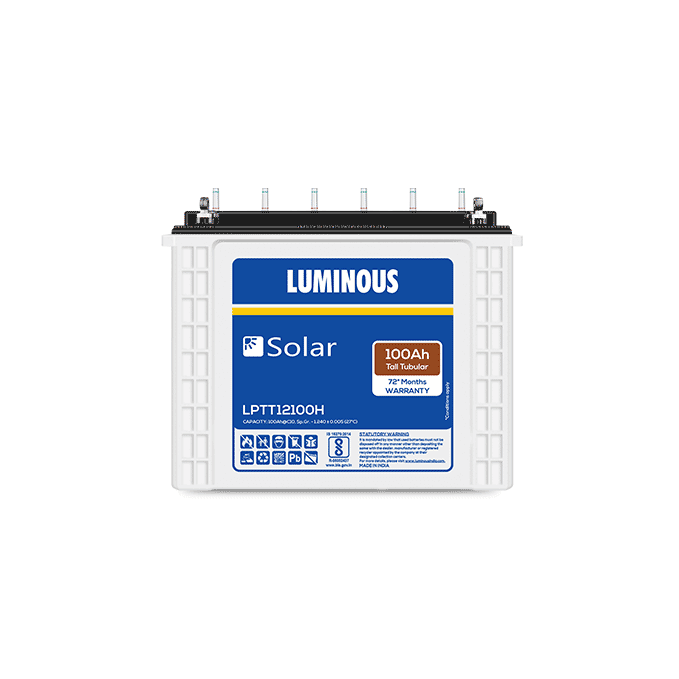 Luminous Solar Battery 100AH- LPTT12100H - JAI SHIV TRADERS