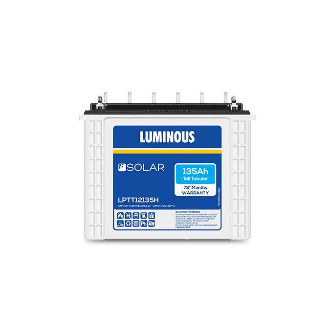 Luminous Solar Battery 135AH- LPTT12135H - JAI SHIV TRADERS