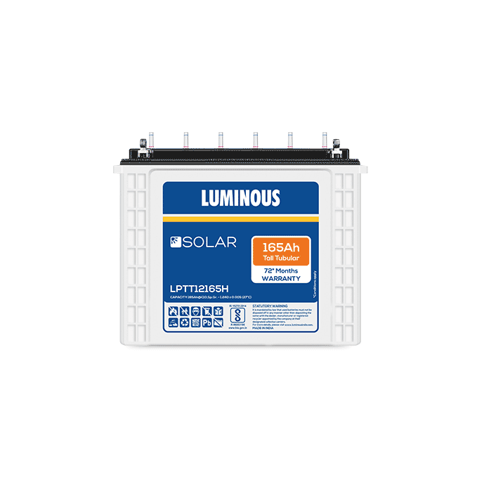 Luminous Solar Battery 165AH- LPTT12165H - JAI SHIV TRADERS