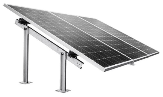 Solar Panel Mounting Structure for 3 Panels