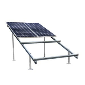 Solar Panel Mounting Structure for 4 Panel