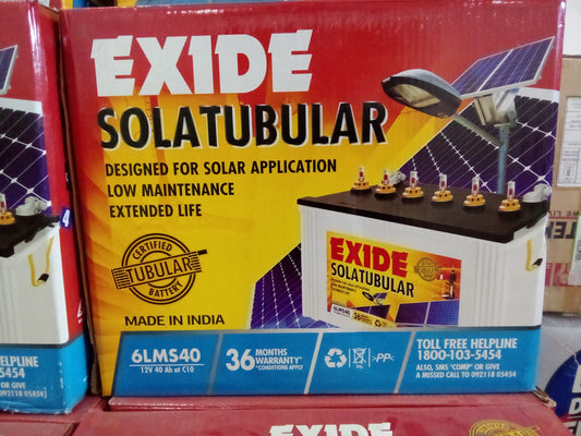 Exide SolarTubular 6LMS40