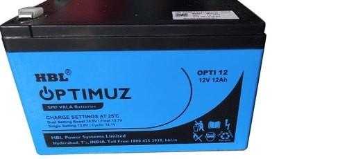 HBL OPTIMUZ 12AH 12V SMF VRLA BATTERY-OPTI 12 - JAI SHIV TRADERS