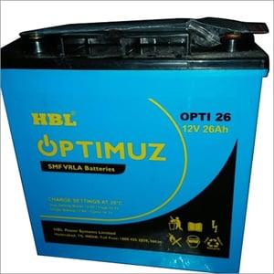 HBL OPTIMUZ 26AH 12V SMF VRLA BATTERY-OPTI 26 - JAI SHIV TRADERS